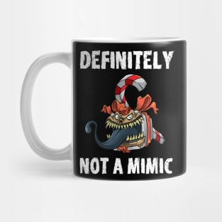 Roleplaying Mimic Creature RPG Joke Meme DM PnP Christmas Mug